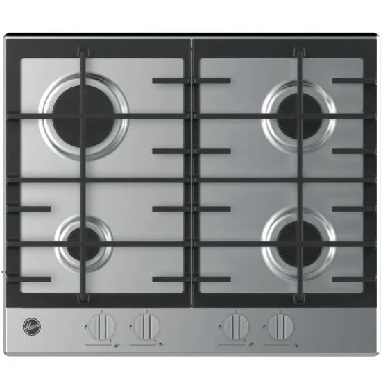 Hoover 4 Burner Built-In Gas Hob - Stainless Steel | HHG6BRK3X
