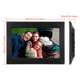 Harmony 10.1" Touch Panel Photo Frame - Black | HN-DPF1000