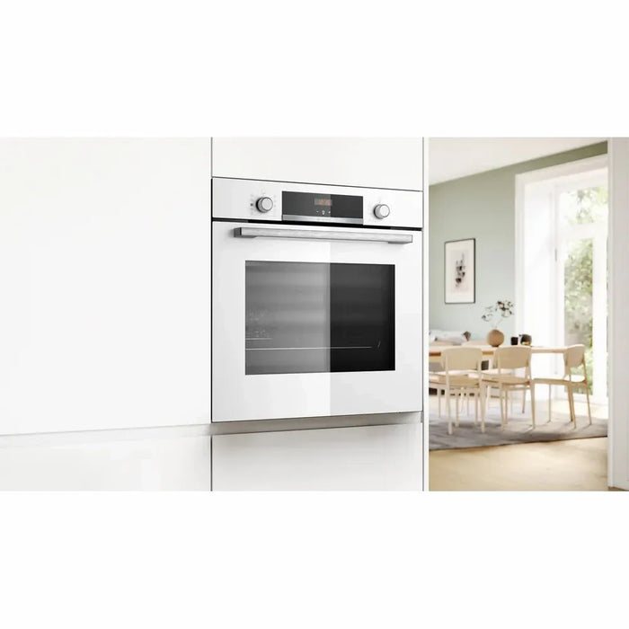 Bosch 71L Built-In Electric Single Oven - White HQA534BW3B