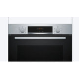 Bosch Series 4 Built-in oven with added steam function 60cm - Black | HQA574BS3B