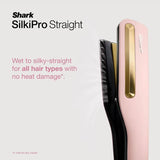 Shark SilkiPro Wet-To-Dry Ceramic Hair Straightener - Rose Petal | HT401UKPK
