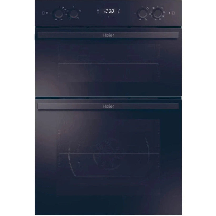 Haier Series 2 Built In Double Oven with Steam - Black | HWO9M2M5B