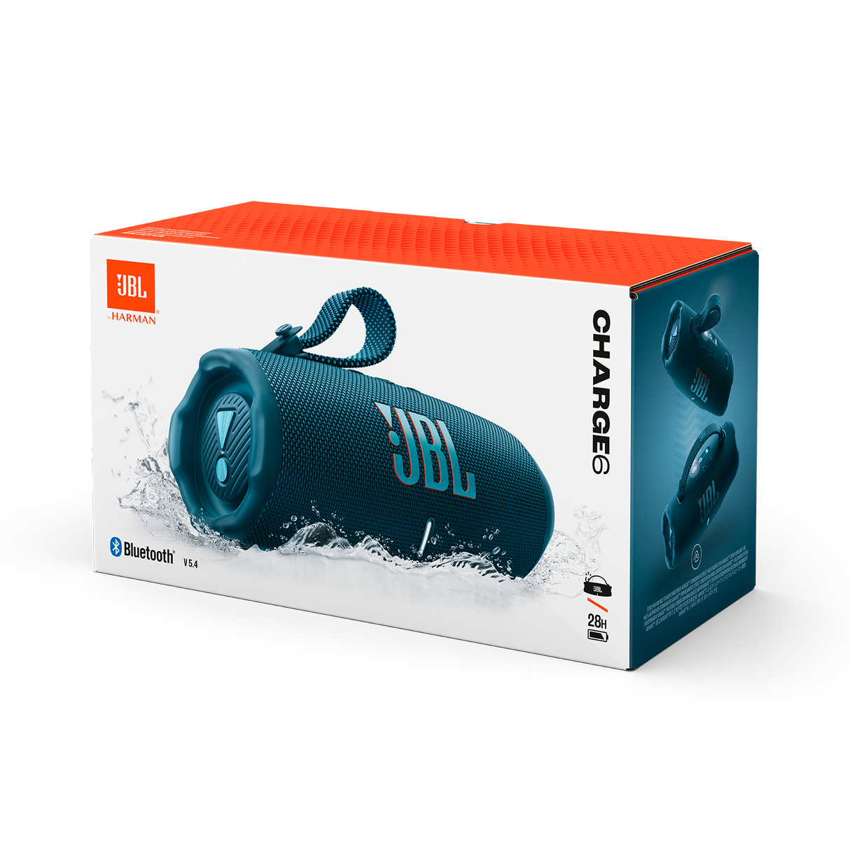 JBL Charge 6 Portable Bluetooth Speaker - Blue | JBLCHARGE6BLU