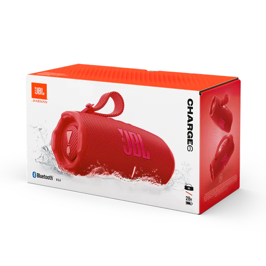 JBL Charge 6 Portable Bluetooth Speaker - Red | JBLCHARGE6RED