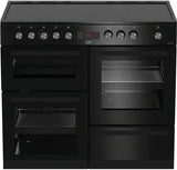 Beko 100cm Range Cooker Ceramic - Black | KDVC100K
