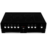 Beko 100cm Range Cooker Ceramic - Black | KDVC100K