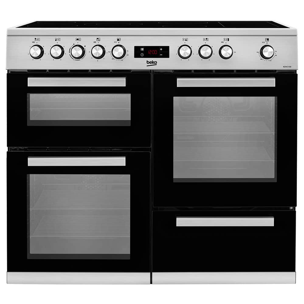 Beko 100cm Range Cooker Ceramic - Stainless Steel | KDVC100X