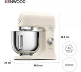 Kenwood kMix 1000W Stand Mixer - Cream | KMX751ACR