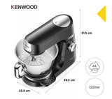 Titanium Chef Baker - Black | KVC85.004BK