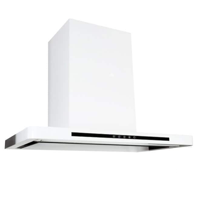Luxair LINEA Premium 60cm Slimline Cooker Hood - White | LA-60-LINEA-WHT