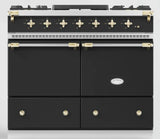 Lacanche Cluny Classic 100cm Wide Dual Fuel Range Cooker - Black & Brass | LCF1052GCT