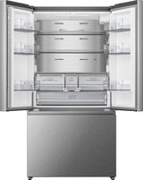 HISENSE Smart American Fridge Freezer - Stainless Steel | Plumbed | RF815N4SESE