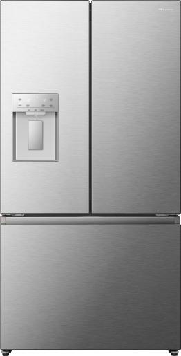 HISENSE Smart American Fridge Freezer - Stainless Steel | Plumbed | RF815N4SESE