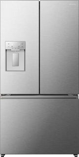HISENSE Smart American Fridge Freezer - Stainless Steel | Plumbed | RF815N4SESE