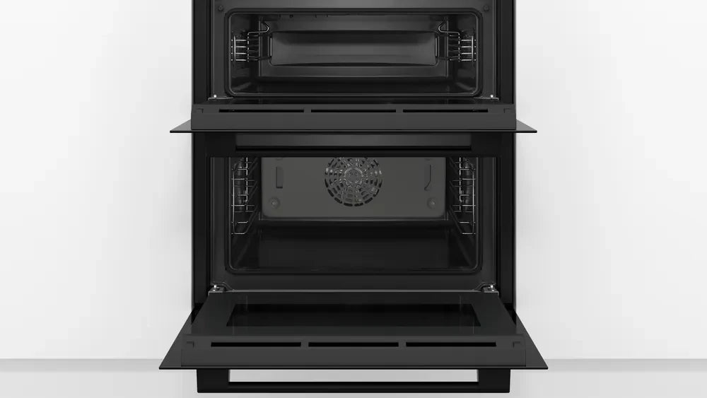 Bosch Series 4 Built Under Double Oven Black NBS533BB0B