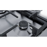 Bosch Series 4 75cm Gas Hob Brushed Steel PGQ7B5B90