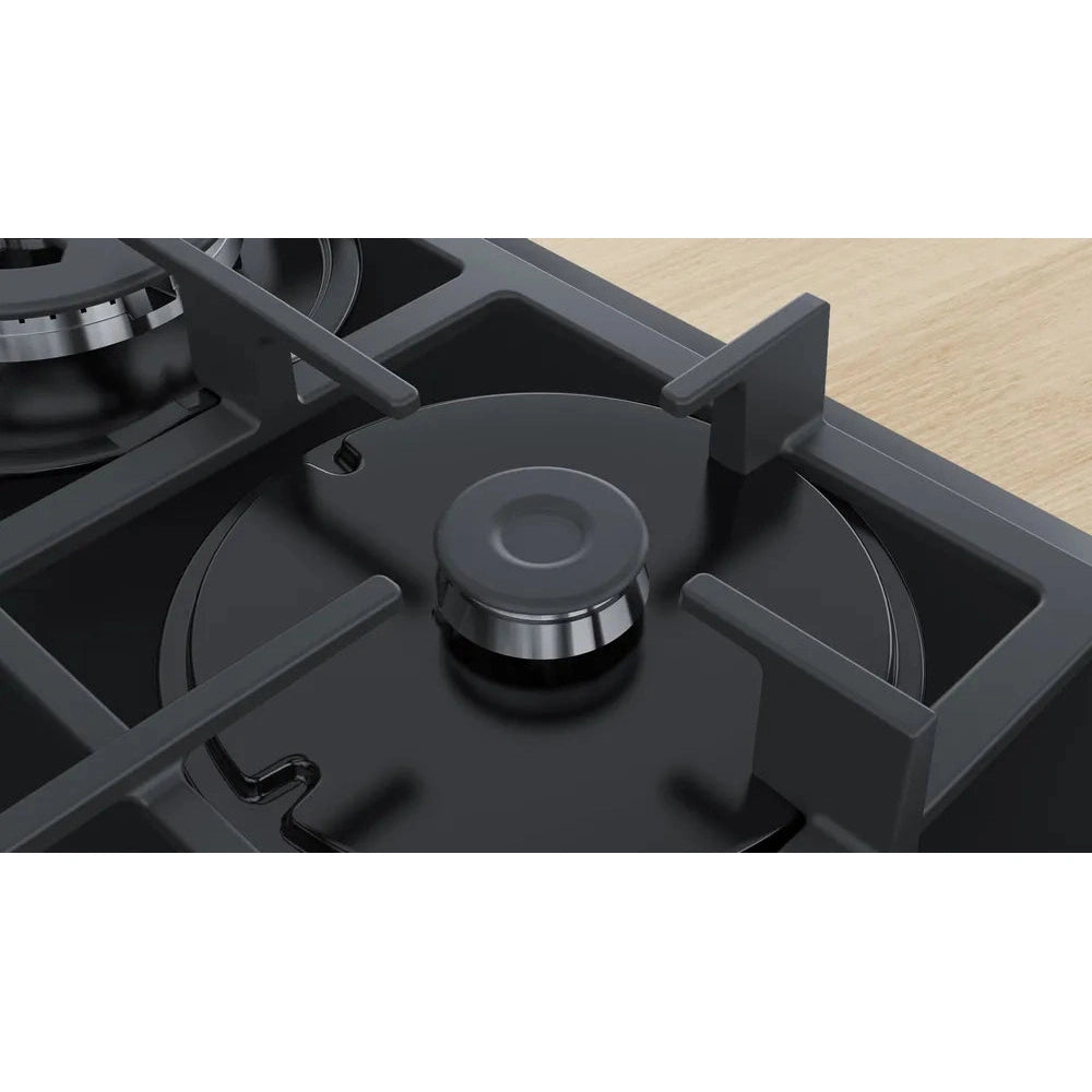Bosch Series 4 60cm Gas Hob Black Glass PNP6B6B90