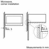 Bosch Series 4 Built In Microwave Black BFL523MB0B