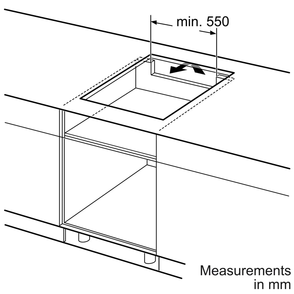 Bosch Series 6 80cm Flex Induction Hob | PIX631HC1E