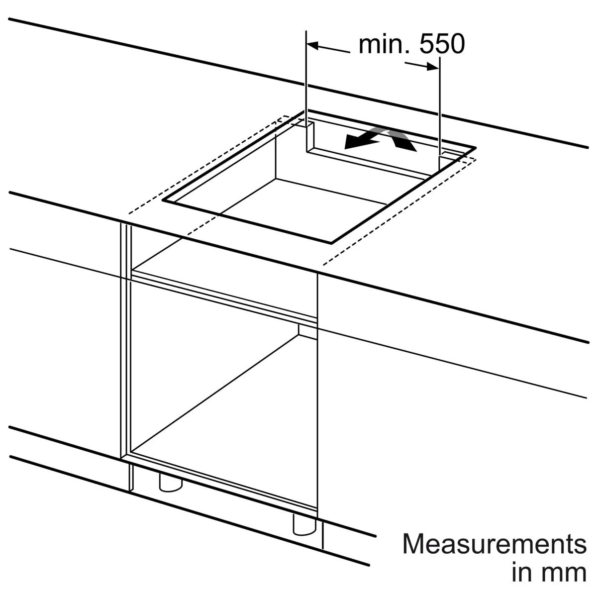 Bosch Series 4 60cm Induction Hob PUE611BB5E