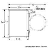 Bosch Series 8 10.5kg&6kg Washer Dryer Graphite WNC254ARGB