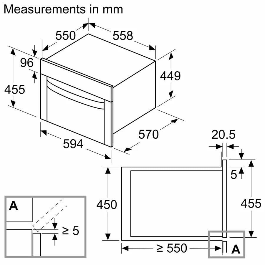 Neff N50 Combi Oven & Microwave | C1AMG84N0B