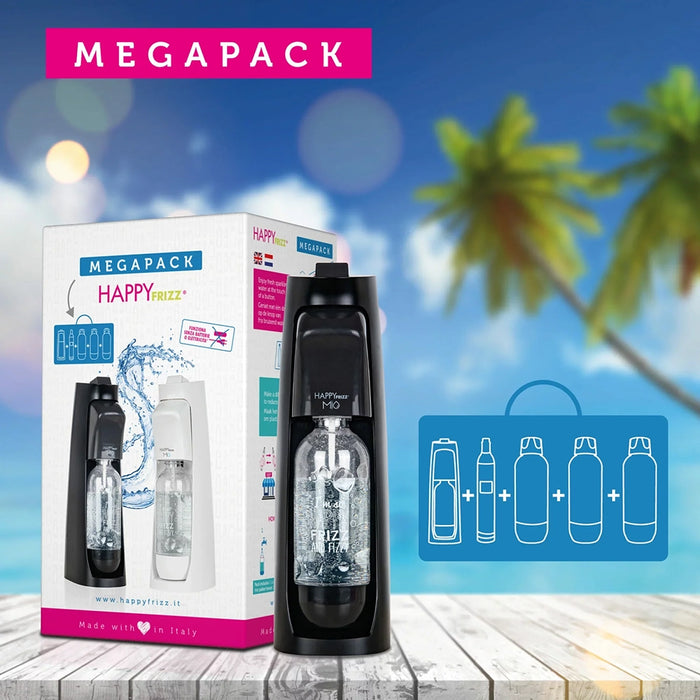 Happy Frizz Mio Carbonator Mega Pack Black MEGAPBLA