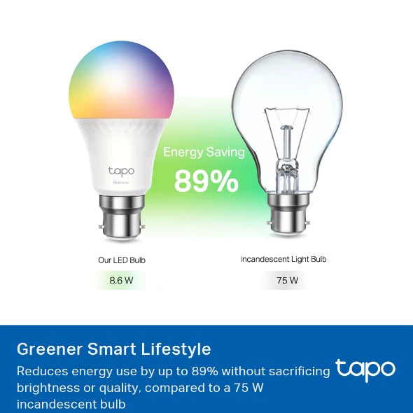 Tapo Smart WiFi Light Bulb - Multicolor | TAPOL535B