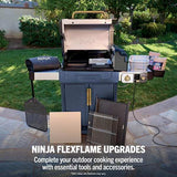Ninja FlexFlame Gas BBQ & Outdoor Cooking System - Blue & Gold | PG301UKBL