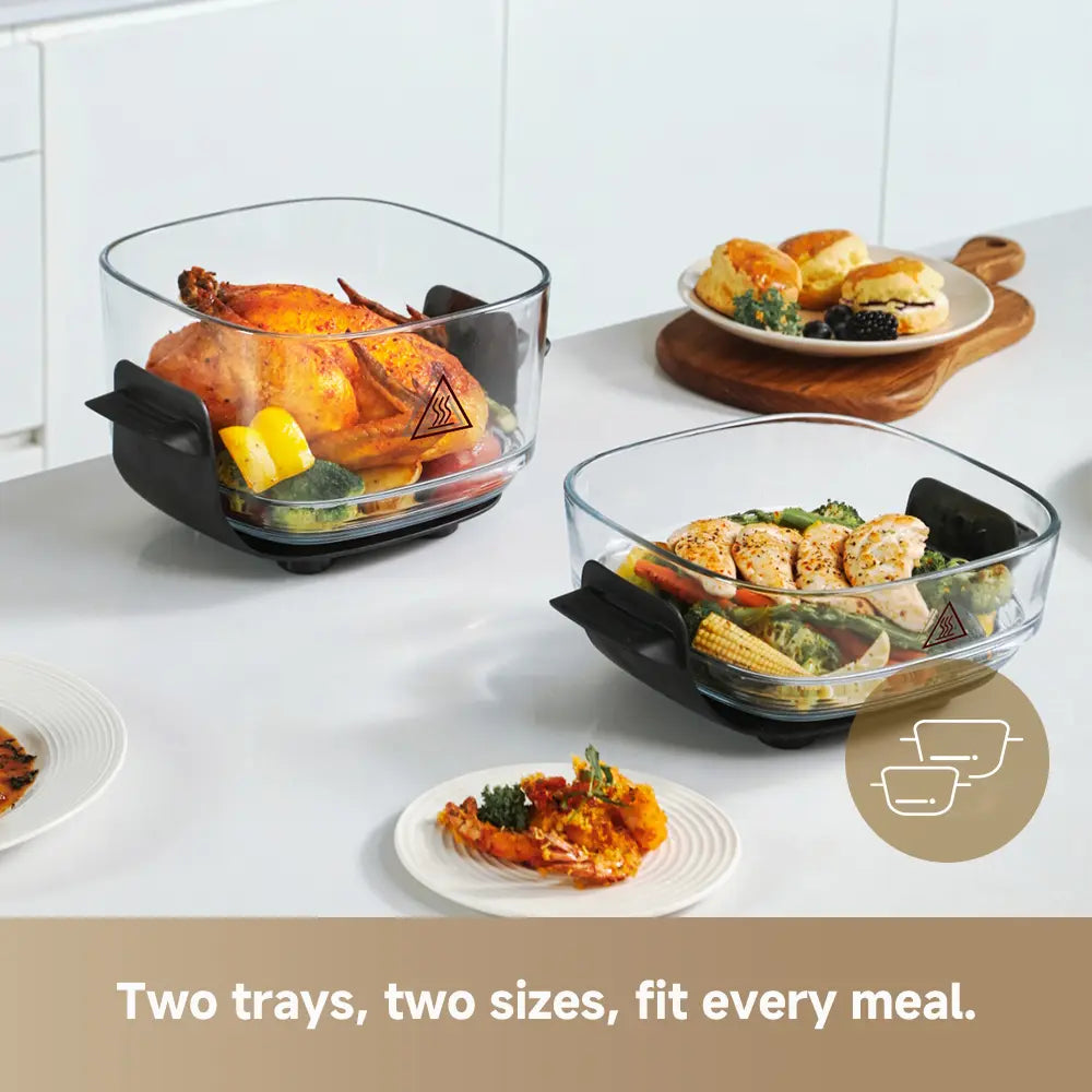 Dreame Tasti 5-in-1 Glass Air Fryer - Grey | PT60_GREY