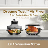 Dreame Tasti 5-in-1 Glass Air Fryer - Grey | PT60_GREY