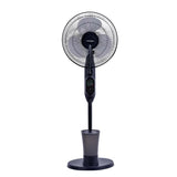 Powersonic Pedestal Oscillating Misting Fan - Black | PWRHT505