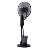 Powersonic Pedestal Oscillating Misting Fan - Black | PWRHT505