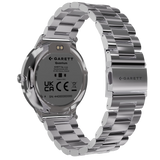 Garett Smartwatch Quantum - Silver & Brown | QUANTUM SILVER STEEL