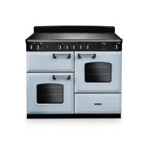 Rangemaster Classic 110cm Induction Range Cooker - Misty Blue & Chrome | CLO110EIPMSB/CM1