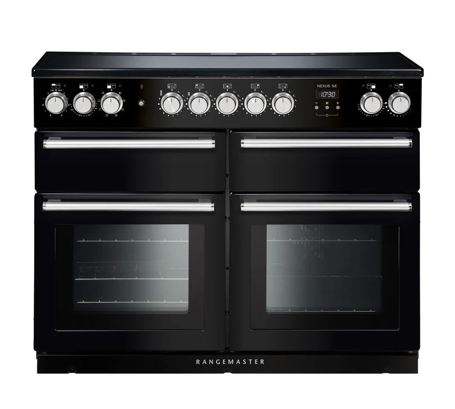 Rangemaster Nexus SE 110cm Induction Range Cooker - Black & Chrome | NEXSE110EIBL/C