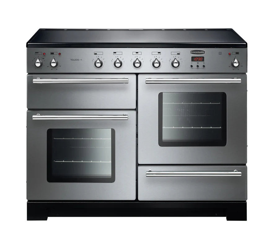 Rangemaster Toledo+ 110cm Induction Range Cooker - Stainless Steel & Chrome | TOLP110EISS/C