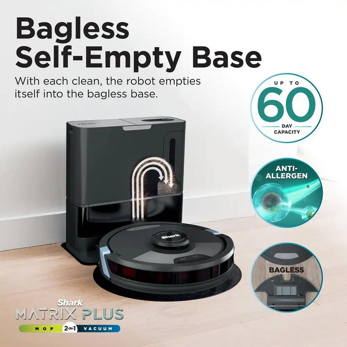 Shark Matrix Plus 2-in-1 Self-Empty Robot Vacuum & Mop RV2620WAUK