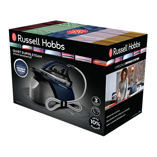 Russell Hobbs Quiet SuperSteam Generator Iron Blue 24470