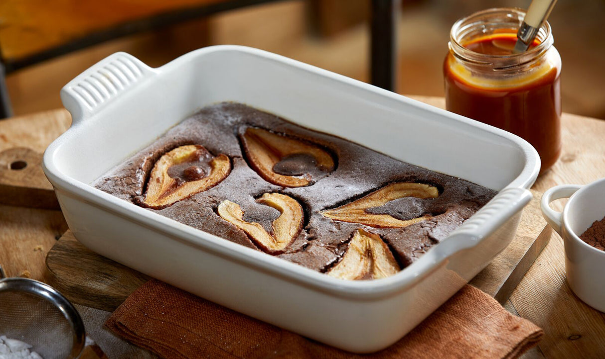 Le Creuset 32cm Stoneware Heritage Rectangular Dish - Meringue | 71102327160001