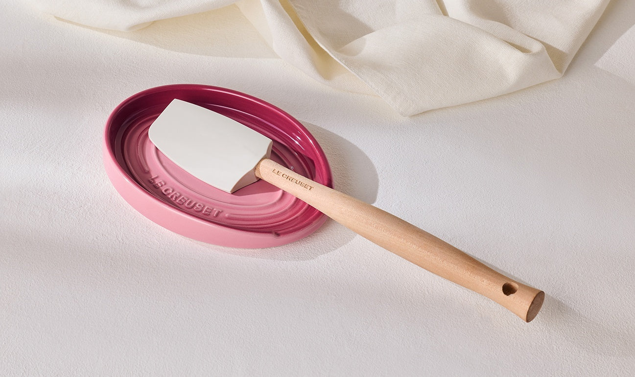 Le Creuset Stoneware Oval Spoon Rest - Rose Quartz | 71507151780099