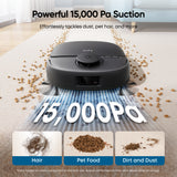 Eufy Omni C28A Robot Vacuum & 6 Month Accessory Kit - Black | T211AV10