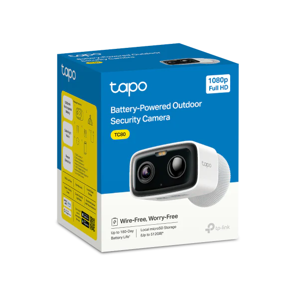Tapo Smart Wire-Free Outdoor Security Camera | TC80