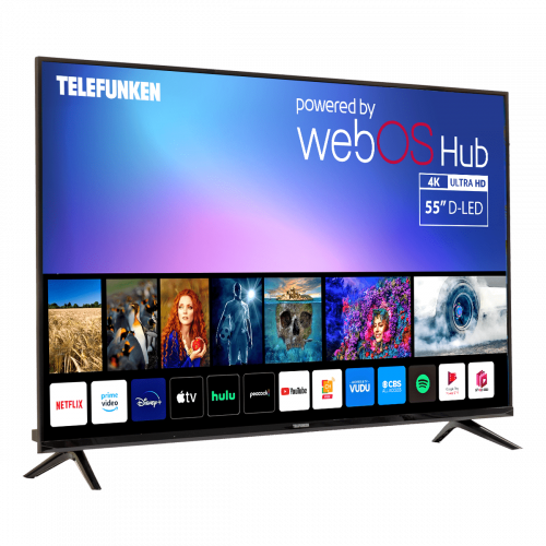 Telefunken 55″ DLED UHD WebOS Smart TV | TS5520