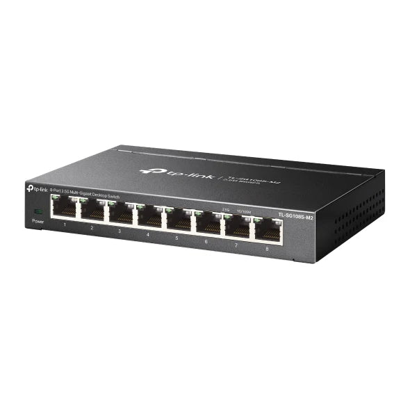 TP Link 8-Port 2.5G Multi-Gigabit Desktop Switch | TL-SG108S-M2