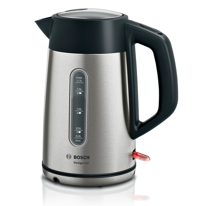 Bosch DesignLine 1.7L Kettle Stainless Steel TWK4P440GB