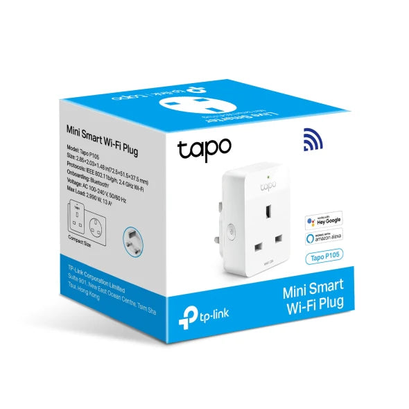 Tapo Mini Smart Wi-Fi Plug | TAPOP105(1-PACK)