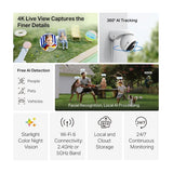 Tapo Outdoor Pan/Tilt Security Wi-Fi Camera | TAPOC560WS