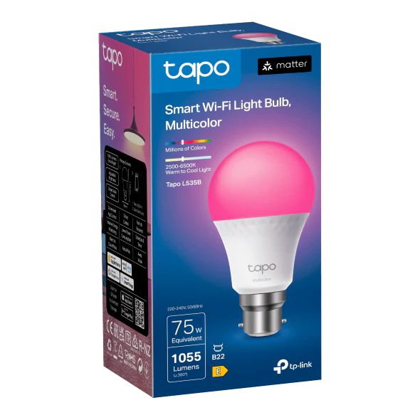 Tapo Smart WiFi Light Bulb - Multicolor | TAPOL535B