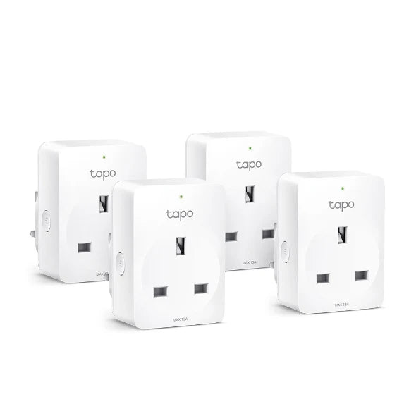 Tapo Mini Smart Wi-Fi Socket 4pk | TAPOP100(4-PACK)V2